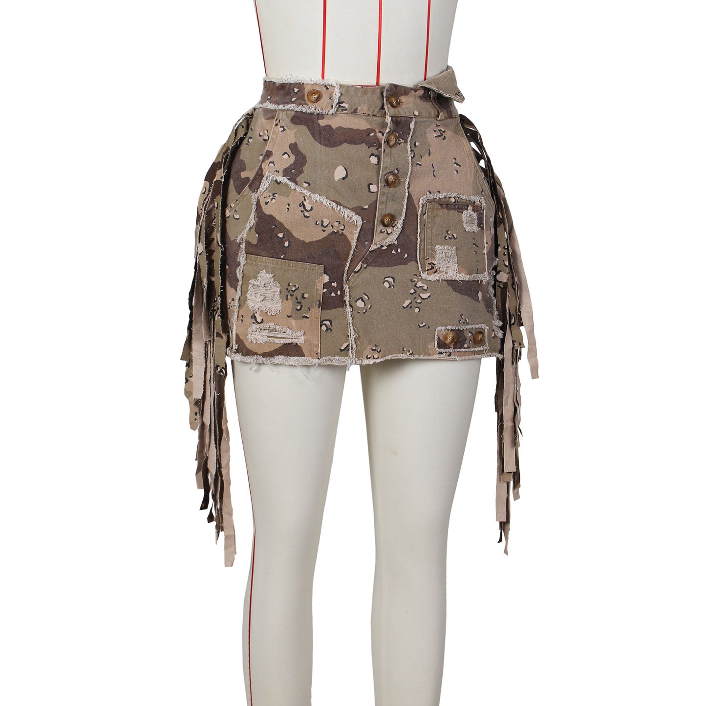 Snatched in Camo Skirt