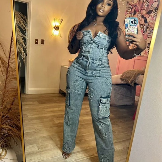 Patch Me In Jumpsuit