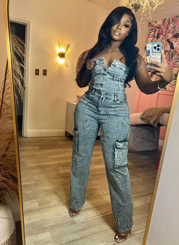 Patch Me In Jumpsuit