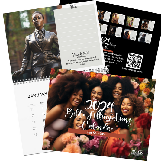 2024 Bible Affirmations Calendar for Self-Love