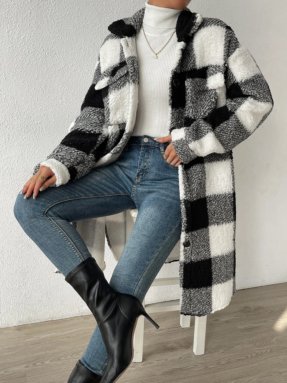 Checkmate Chic Coat