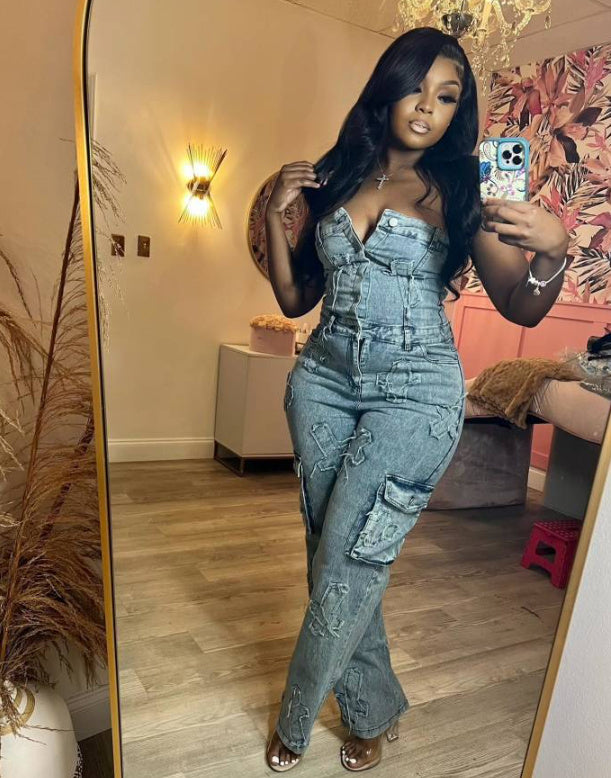 Patch Me In Jumpsuit