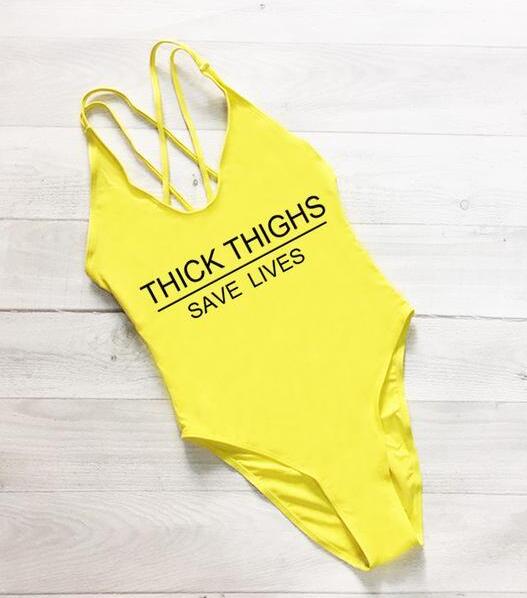 Thick Thighs Save Lives Swimsuit