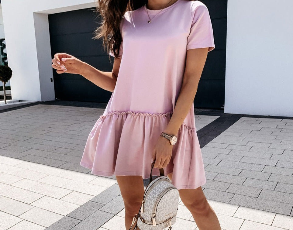 Ruffled Hem Dress