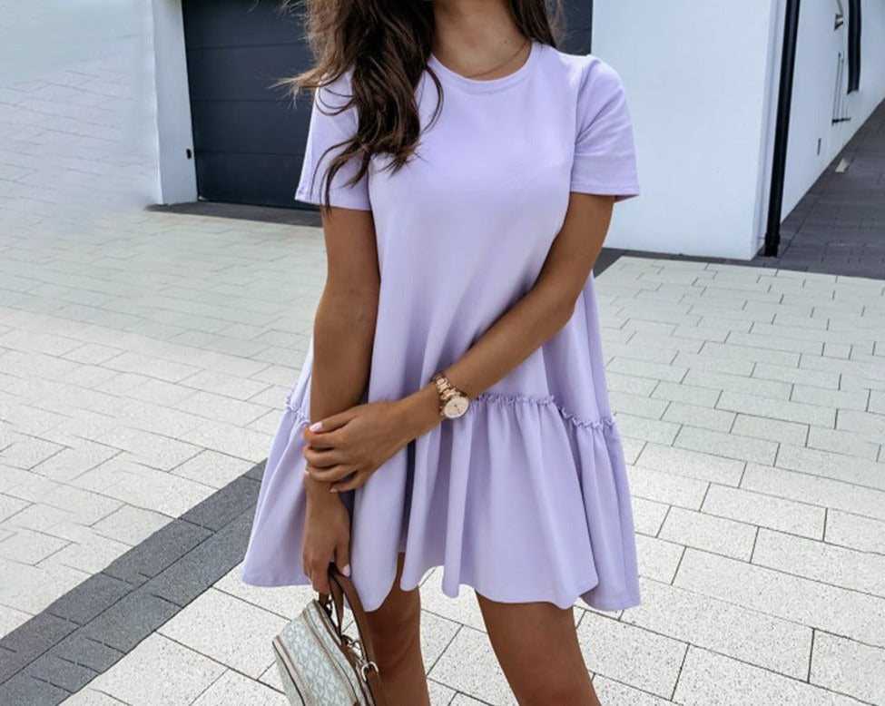 Ruffled Hem Dress