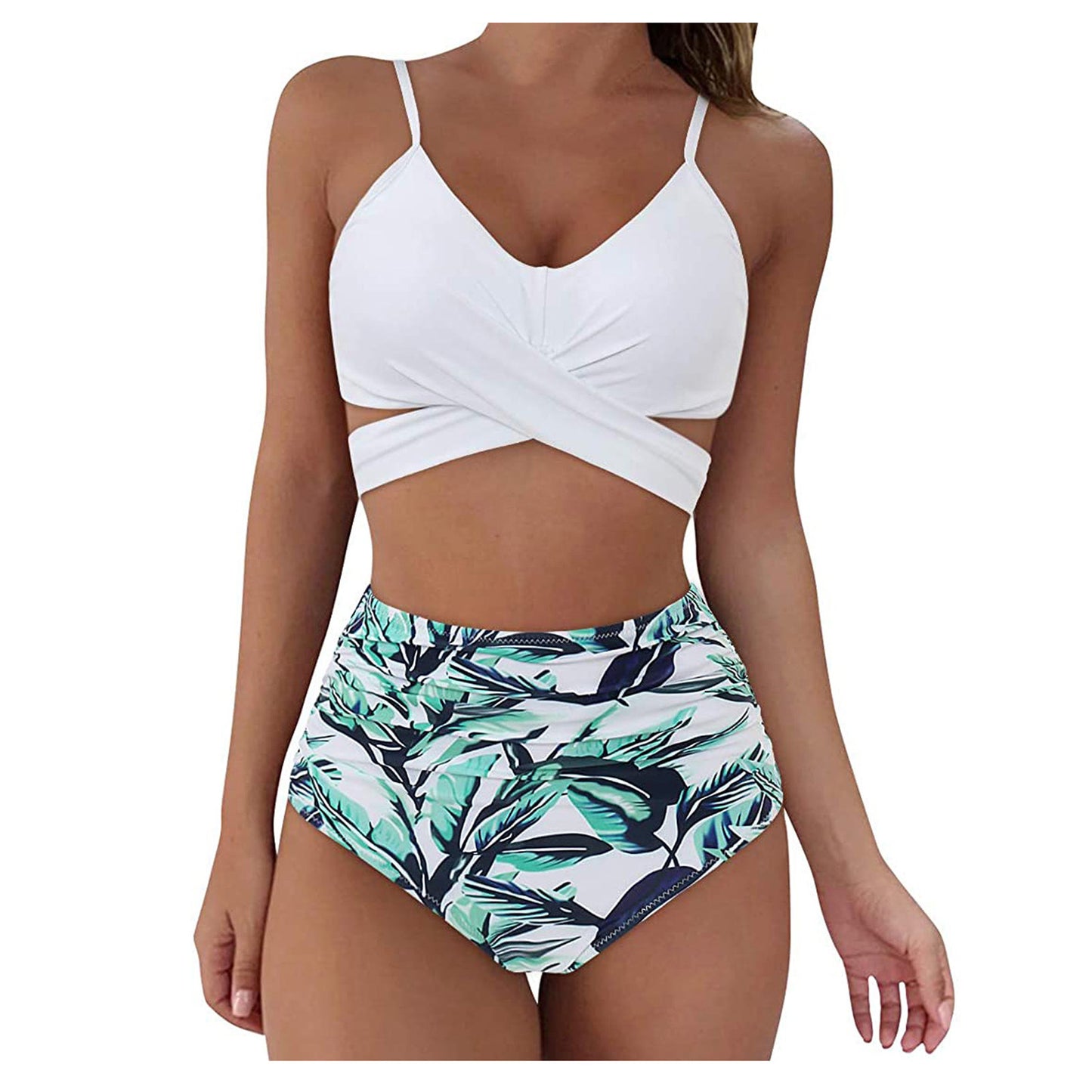 Cross My Heart Two Piece Swimsuit (Multiple Colors Available)