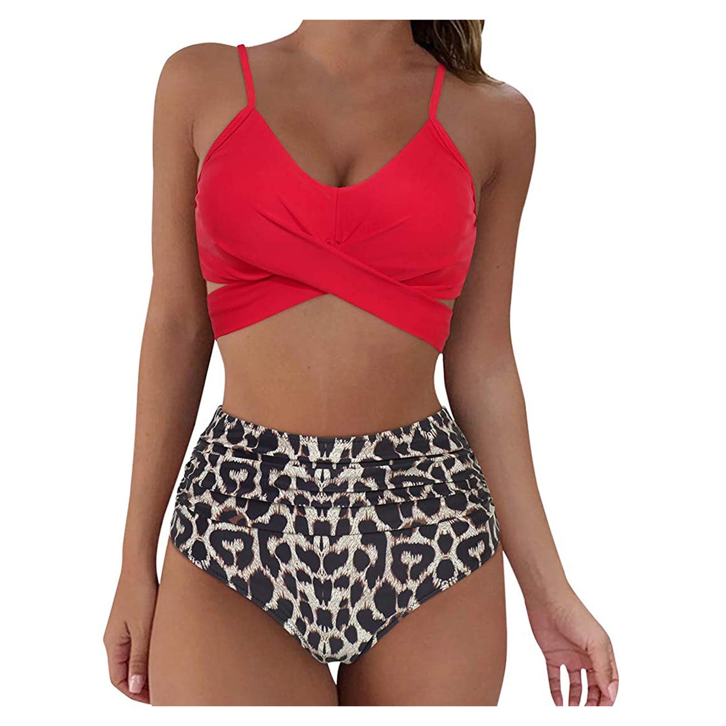 Cross My Heart Two Piece Swimsuit (Multiple Colors Available)