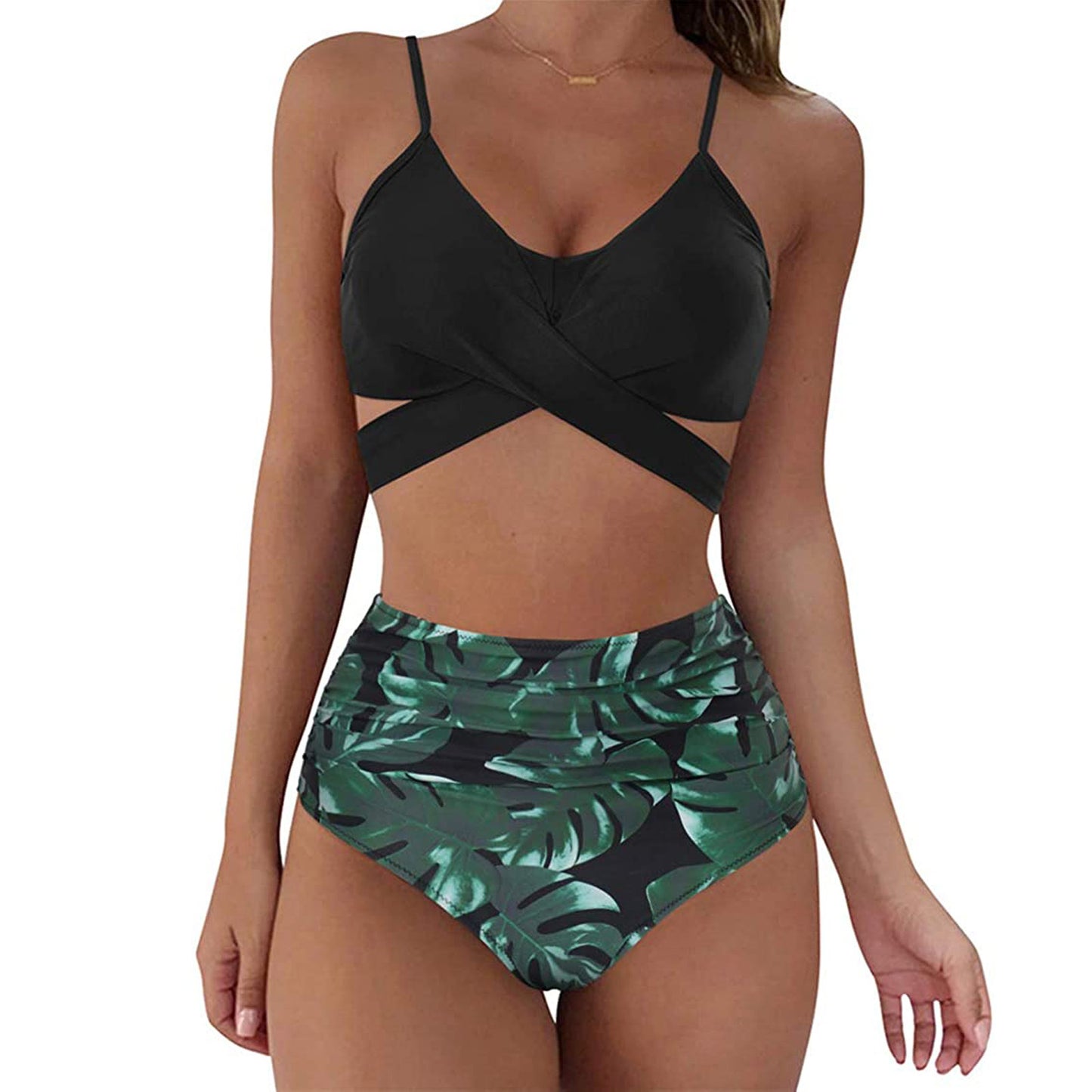 Cross My Heart Two Piece Swimsuit (Multiple Colors Available)