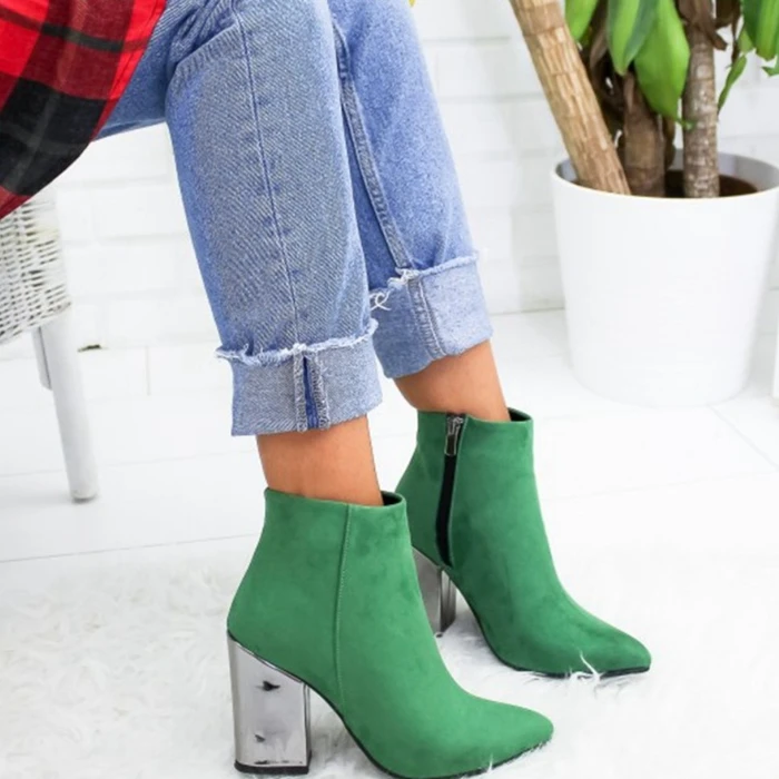 Side Zip Martin Boots