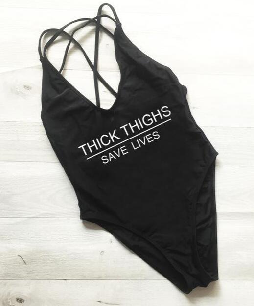 Thick Thighs Save Lives Swimsuit