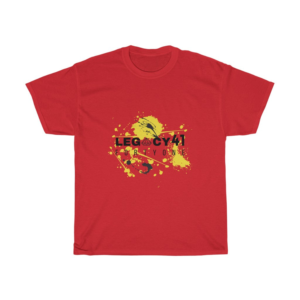 LEGACY41 Yellow Splatter T-Shirt