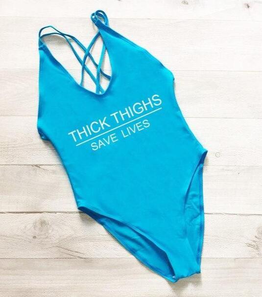 Thick Thighs Save Lives Swimsuit