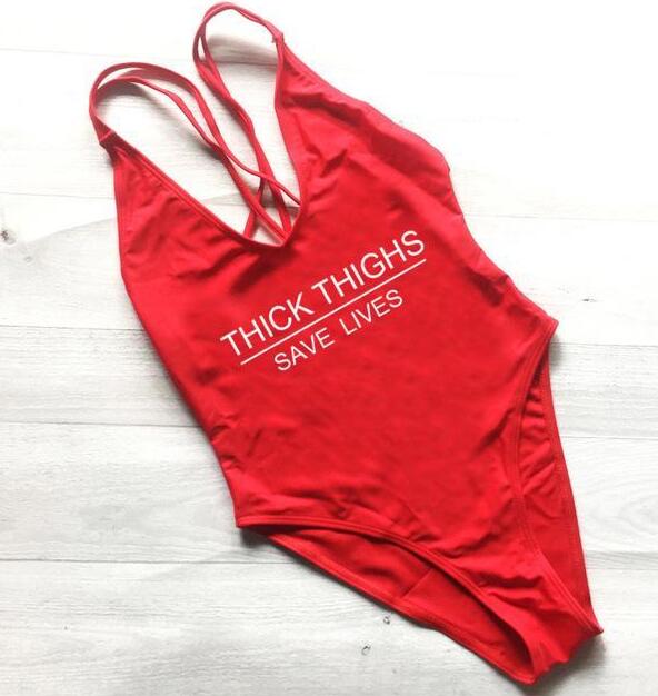 Thick Thighs Save Lives Swimsuit