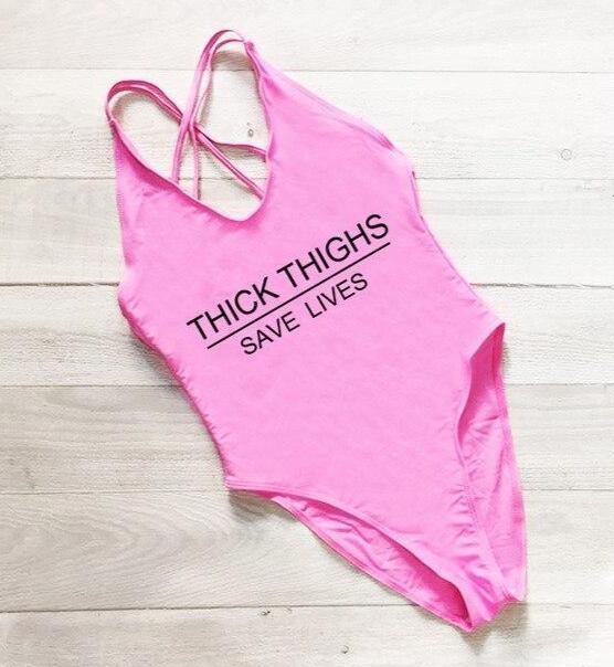 Thick Thighs Save Lives Swimsuit