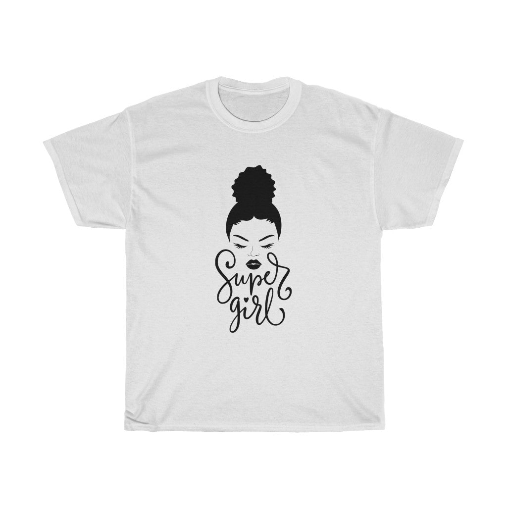 Super Girl Wavy Puff Tee