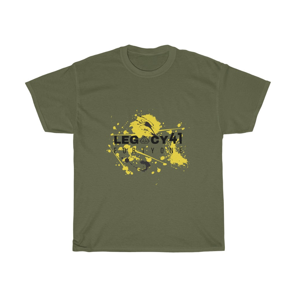 LEGACY41 Yellow Splatter T-Shirt