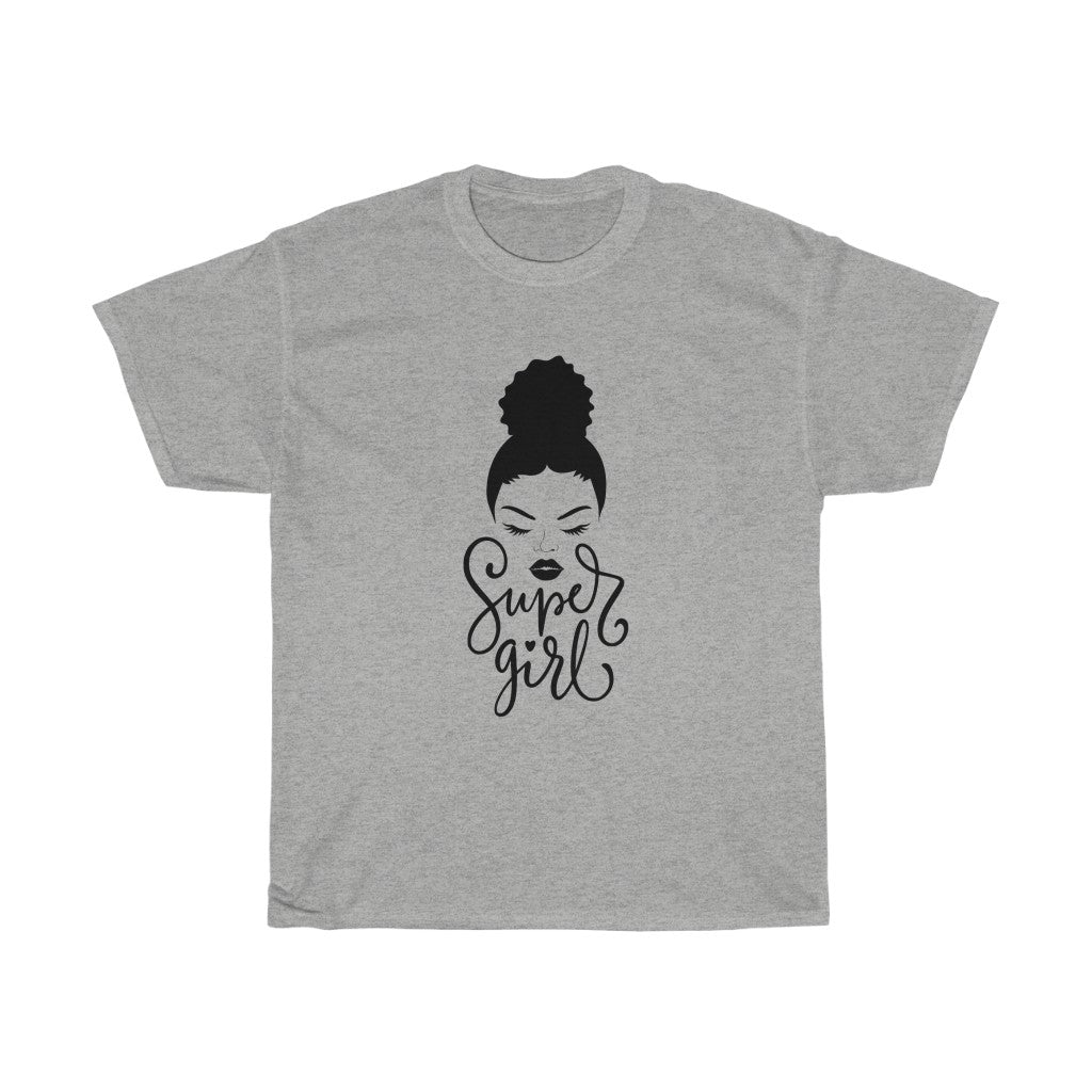 Super Girl Wavy Puff Tee