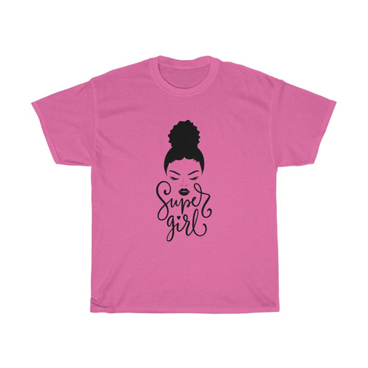 Super Girl Wavy Puff Tee