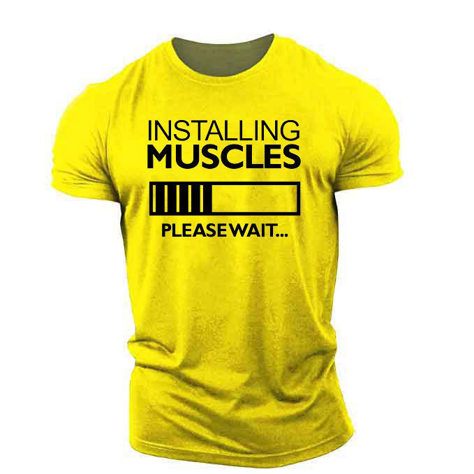 Muscles Installing T-shirt