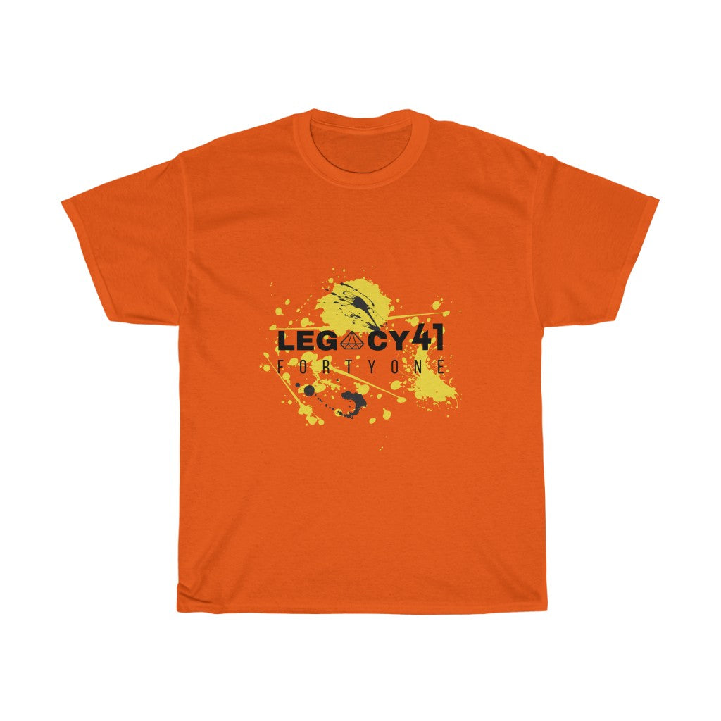 LEGACY41 Yellow Splatter T-Shirt