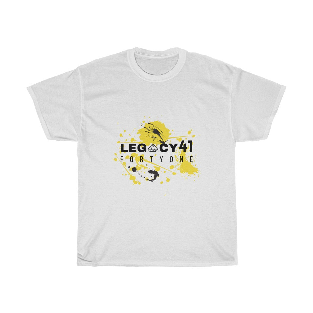 LEGACY41 Yellow Splatter T-Shirt