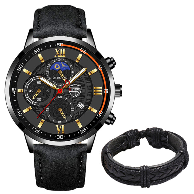 Deyros Luxury Watch Set